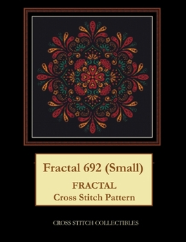 Fractal 692 (Small): Fractal Cross Stitch Pattern