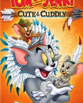 Notebook: Tom and Jerry Cartoon Soft Glossy Cover College Ruled Lined Pages Book 7.5 x 9.25 Inches 110 Pages