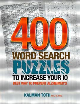 Paperback 400 Word Search Puzzles To Increase Your IQ Book