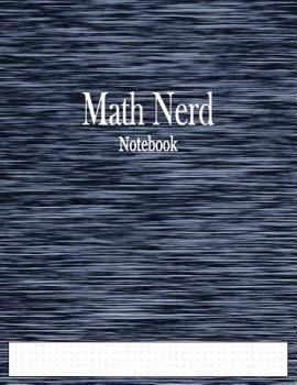 Paperback Math Nerd Notebook: 1/5" Dot Grid Graph Paper Ruled Book