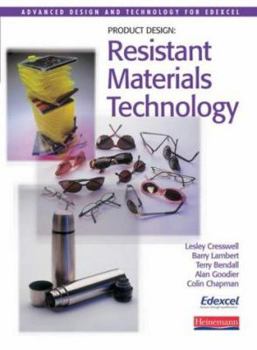 Paperback Product design: resistant materials technology Book