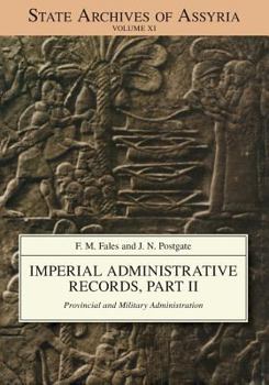 Paperback Imperial Administrative Records, Part II: Provincial and Military Administration Book