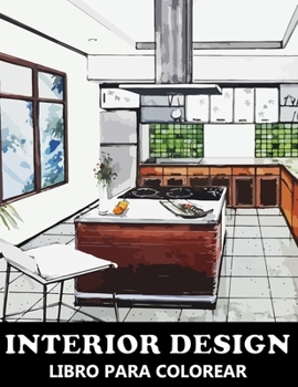 Paperback Interior Design Libro para Colorear: Dibujos de muebles para el hogar para colorear - Idea de regalo de Navidad para Adultos [Spanish] Book