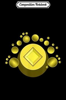 Composition Notebook: Yellow Diamond Planet Colony -Beautiful Universe Gem  Journal/Notebook Blank Lined Ruled 6x9 100 Pages