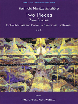 Paperback Two Pieces Op. 9 for Double Bass and Piano Book