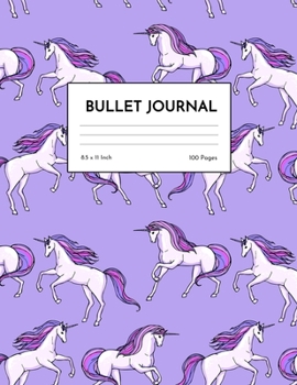 Bullet Journal: Adorable Unicorn Dot Grid Notebook - Dotted Note Pad for Kids, Girls, Teens, Tweens, Women - Gifts for Birthday and Christmas | Design 98837