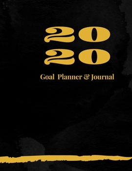 Paperback 2020 Personal Goal Setting Planner and Journal: Daily Weekly Monthly Quarterly Goals Planner, Habit Tracker and Productivity Tracker with Black Matte Book