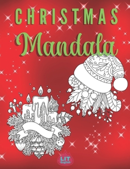 Paperback Christmas Mandala: All Ages Holiday Coloring Book with Large Intricate Designs Book