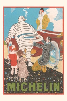 Paperback Vintage Journal Michelin Man Saves the Day Book