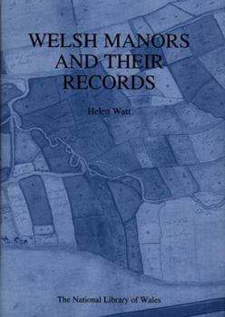 Hardcover Welsh Manors and Their Records Book