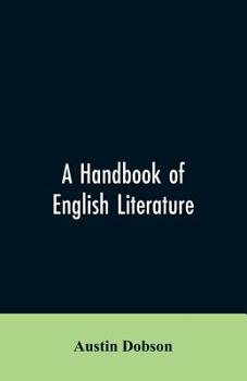 Paperback A handbook of English literature Book