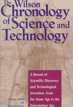 Hardcover The Wilson Chronology of Science and Technology Book