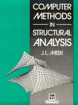 Paperback Computer Methods in Structural Analysis Book