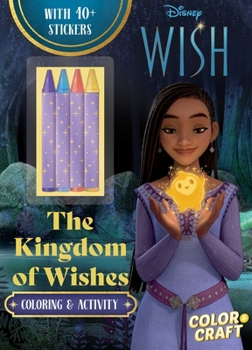Paperback Disney Wish: The Kingdom of Wishes Color and Craft Book