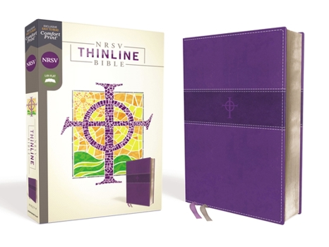 Imitation Leather Nrsv, Thinline Bible, Leathersoft, Purple, Comfort Print Book