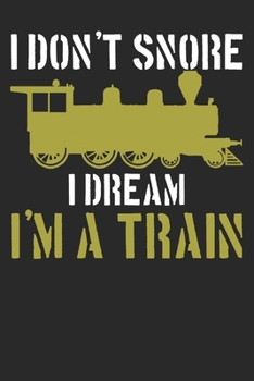Paperback Notebook: Trains Ruled 6x9 120 Pages Book