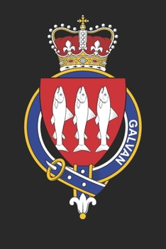 Galvan: Galvan Coat of Arms and Family Crest Notebook Journal (6 x 9 - 100 pages)