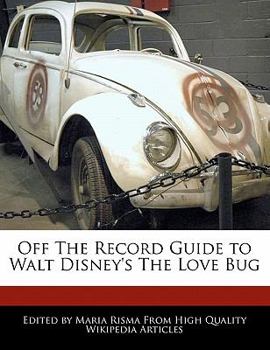 Paperback Off the Record Guide to Walt Disney's the Love Bug Book