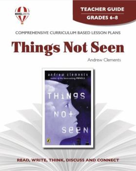 Paperback Things Not Seen - Teacher Guide by Novel Units Book