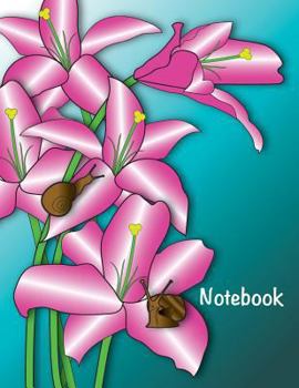 Paperback Notebook: Snail Lilly Book