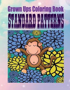 Paperback Grown Ups Coloring Book Standard Patterns Mandalas Book