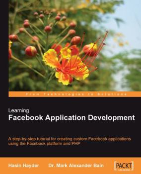 Paperback Learning Facebook Application Development Book