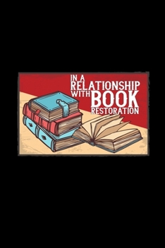 Paperback In a relationship with book restoration: 6x9 BOOKS - blank with numbers paper - notebook - notes Book