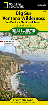 Map Big Sur, Ventana Wilderness Map [Los Padres National Forest] Book