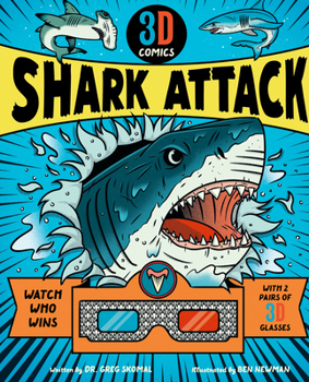Hardcover 3D Shark Attack (Watch Who Wins) Book