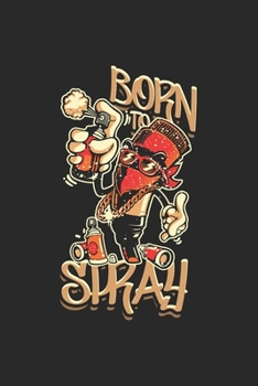 Born to Spray: Cool Animated Graphic Spray Design Notebook Composition Book Novelty Gift (6x9) Dot Grid Notebook to write in