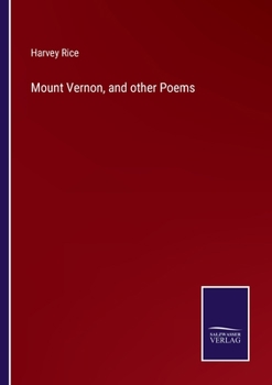 Paperback Mount Vernon, and other Poems Book