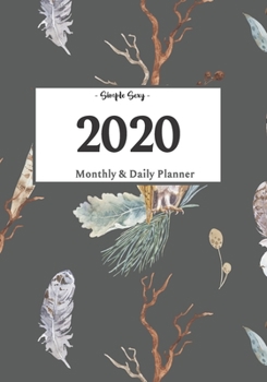 2020 Planner Daily and Monthly: On-The-Go Planner | Jan 1, 2020 to Dec 31, 2020: Daily & Monthly Planner + Calendar Views | Productivity Planner | Deer Lovers Planner