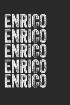 Paperback Name ENRICO Journal Customized Gift For ENRICO A beautiful personalized: Lined Notebook / Journal Gift, Notebook for ENRICO,120 Pages, 6 x 9 inches, G Book