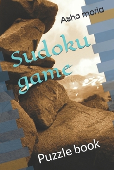 Paperback Sudoku game: Puzzle book