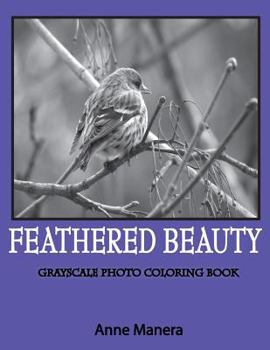 Paperback Feathered Beauty Grayscale Photo Coloring Book
