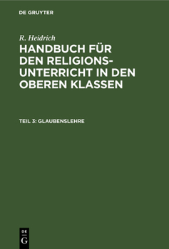 Hardcover Glaubenslehre [German] Book