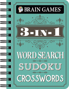 Spiral-bound Brain Games - To Go - 3-In-1: Word Search, Sudoku, Crosswords Book