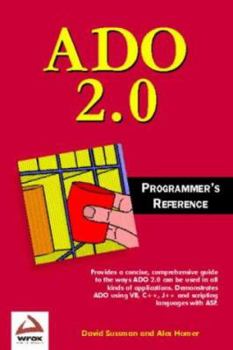 Paperback ADO 2.0 Programmer's Referenc E Book