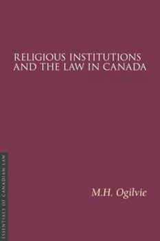 Paperback Religious Institutions and the Law in Canada 4/E Book