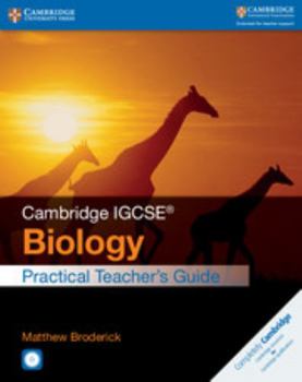 Hardcover Cambridge Igcse(r) Biology Practical Teacher's Guide [With CDROM] Book