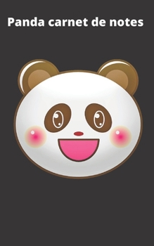 Paperback Panda carnet de notes [French] Book