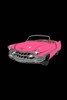 Pink Cadillac: Journal with 100 Lined Pages featuring Cadillac on the Cover