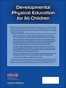 Hardcover Developmental Physical Education for All Children: Theory Into Practice Book