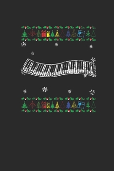 Christmas Piano: Dotted Bullet Notebook (6" x 9" - 120 pages) ~ Christmas Themed Notebook for Daily Journal, Diary, and Gift