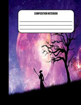 Paperback Composition Notebook: Samurai 100 Pages (7.44 x 9.69) Back To School Book