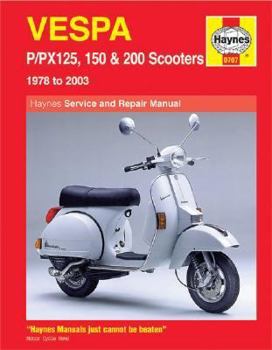 Paperback Haynes Vespa P/PX 125, 150 & 200 scooters: 1978 to 2003 Book