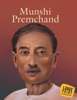 Hardcover Munshi Premchand: Large Print Book
