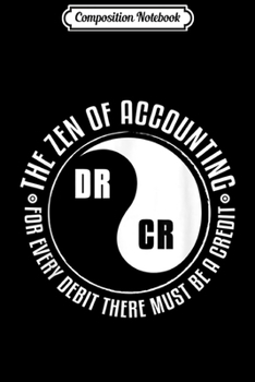 Paperback Composition Notebook: Zen og Accounting Ying and Yang Book Keeping Journal/Notebook Blank Lined Ruled 6x9 100 Pages Book