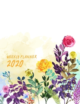 2020 Weekly Planner: Academic Weekly & Monthly Pocket Calendar Schedule Organizer, 8.5" x 11", 50 Pages