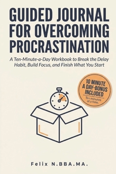 Paperback Guided Journals for Overcoming Procrastination Book
